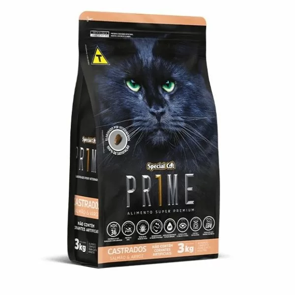 Special Cat Prime Castrados Salmão e Arroz  10,1kg