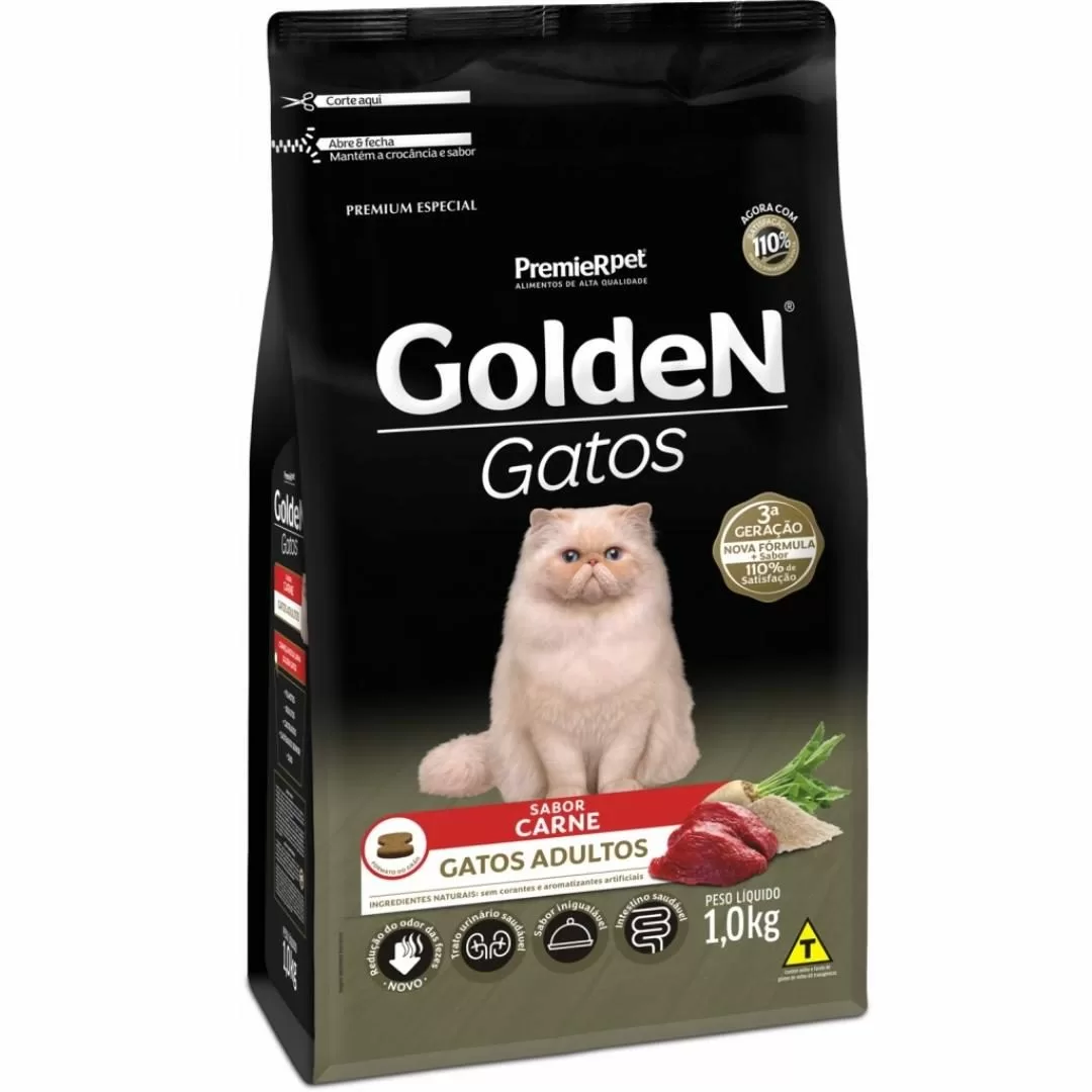 GoldeN Gatos Adultos Carne