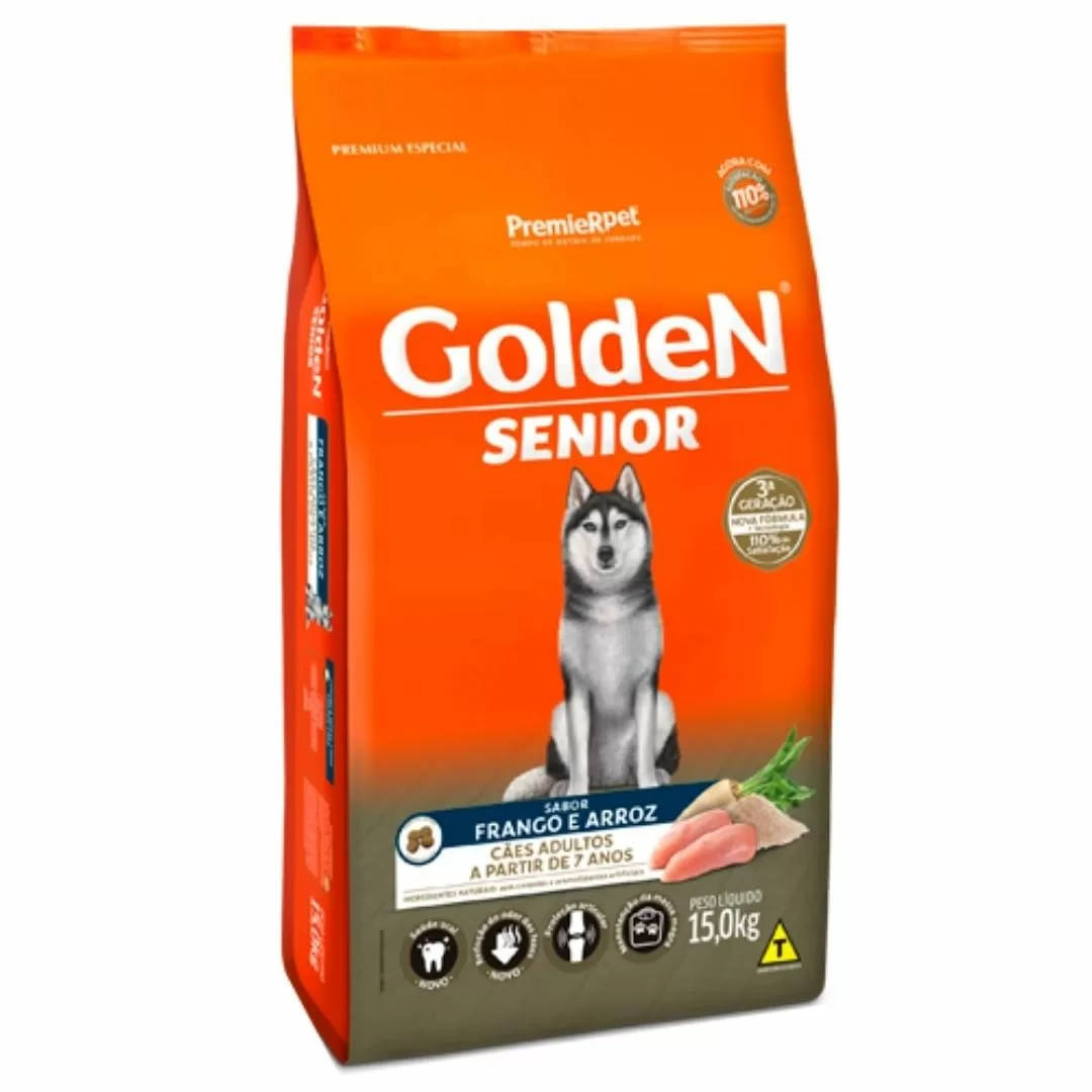 Golden Formula Cães Sênior 15 kg