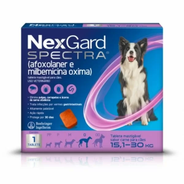 Nexgard sabor carne cães grandes