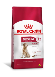 Ração Seca Royal Canin Medium Adult 7+ para Cães Adultos de Porte Médio com 7 Anos ou mais 15 kg